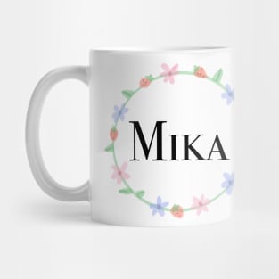 Mika name design Mug